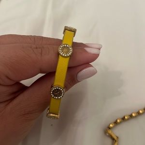 Yellow and gold Henri bendel bracelet